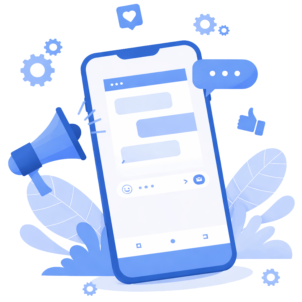 Illustration eines SMS-Gateways